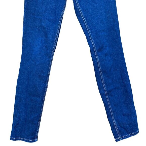 Indigo Dark Blue Maternity Skinny Stretch Size LM - Picture 4 of 15